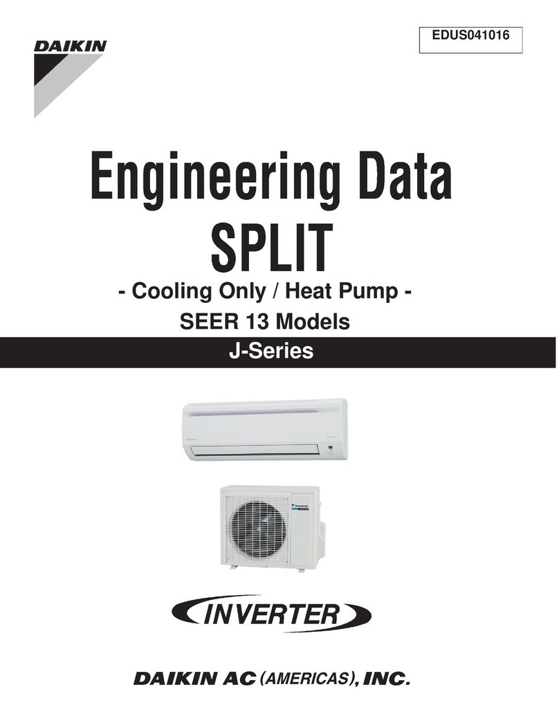Daikin SEER 13 J-Series User manual