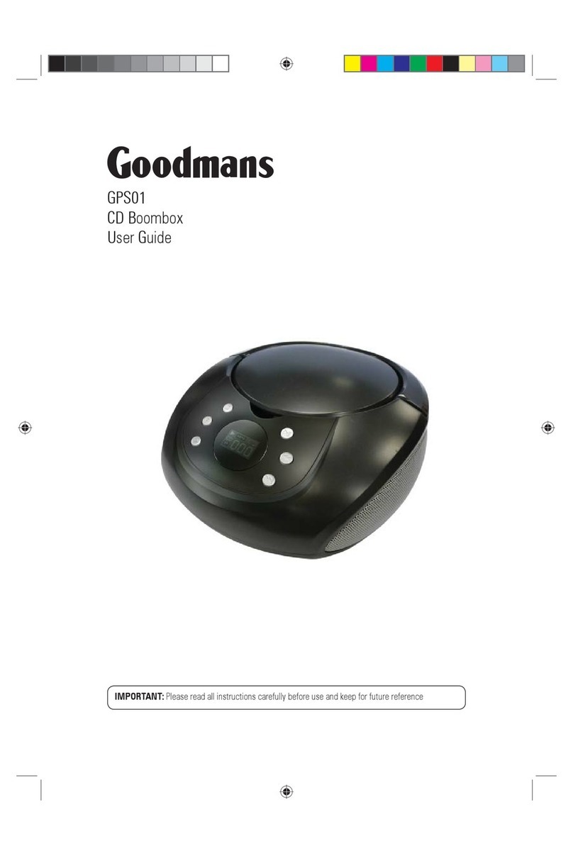 Goodmans GPS01 user guide