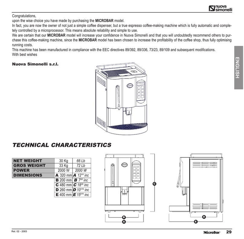 Nuova MICROBAR User manual