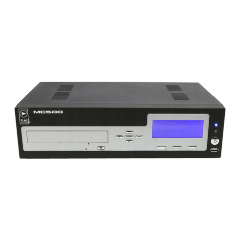 PlayNetwork MC500 quick start guide