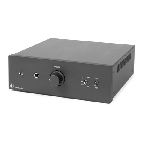 Box-Design Pro-Ject Head Box RS User manual