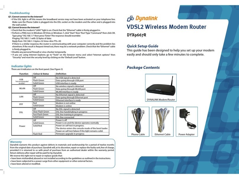 Dynalink DYX9667R User manual