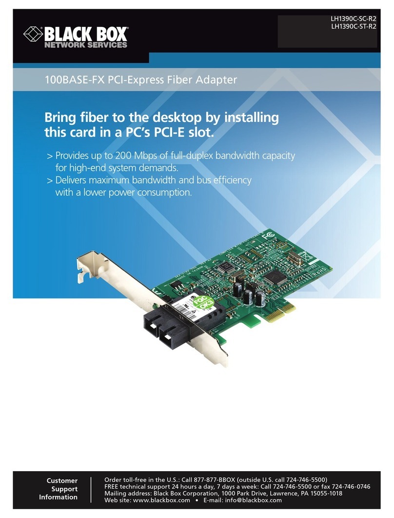 Black Box LH1390C-SC-R2 manual