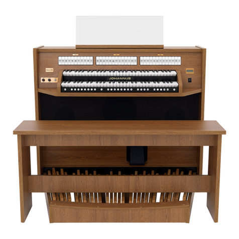 Johannus Studio 170 Quick reference guide