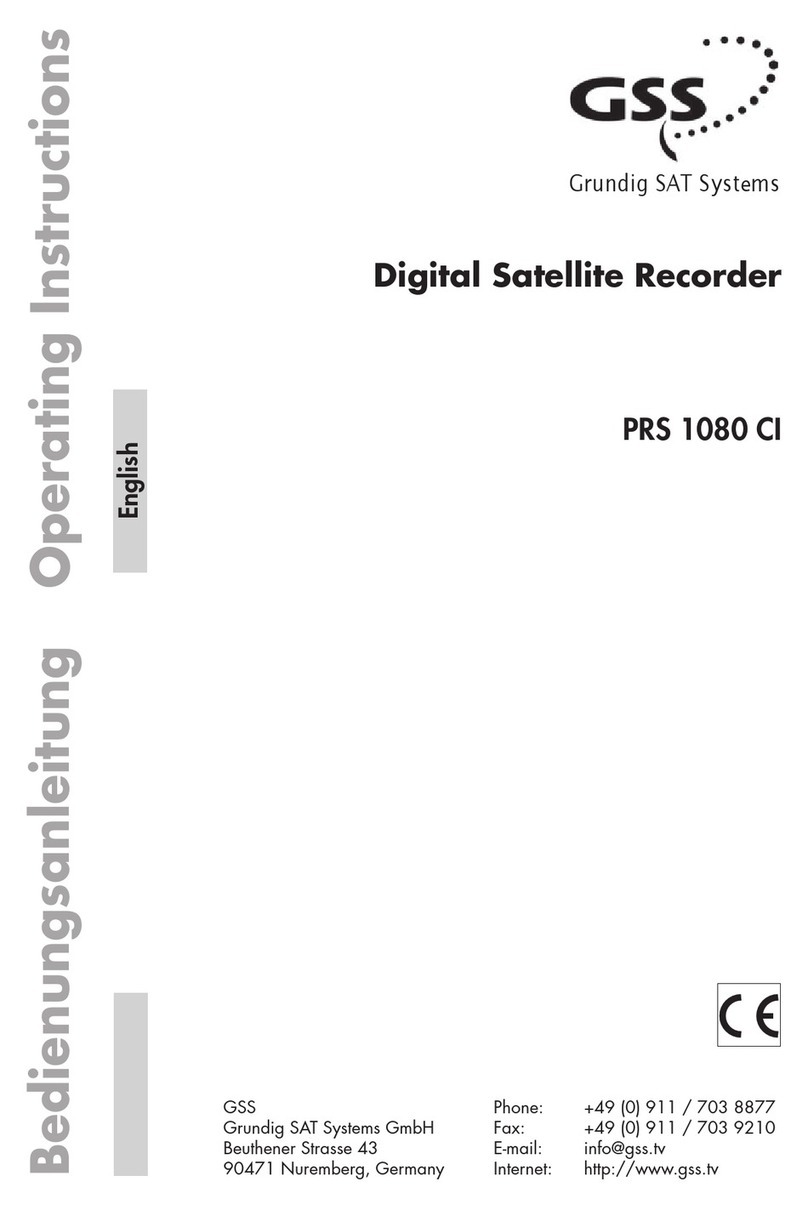 GSS PRS 1080 CI User manual