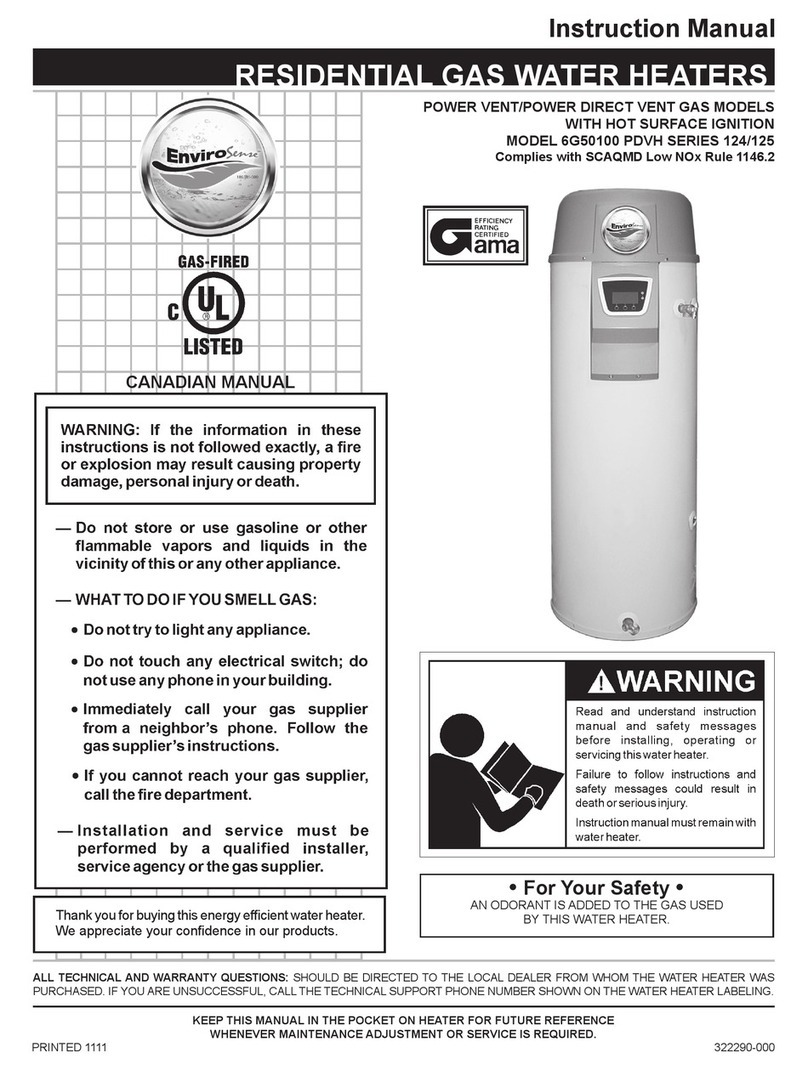 Enviro 6G50100 series instruction manual