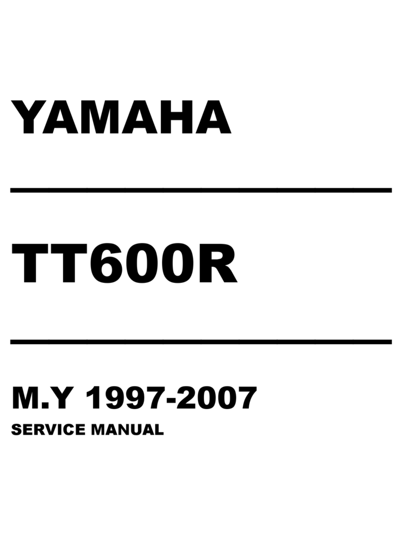 Yamaha TT600R Service manual