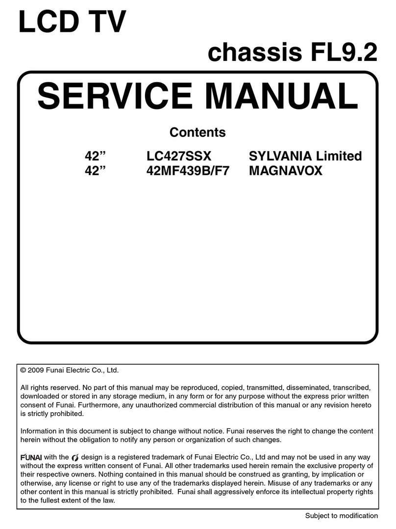 Sylvania LC427SSX User manual