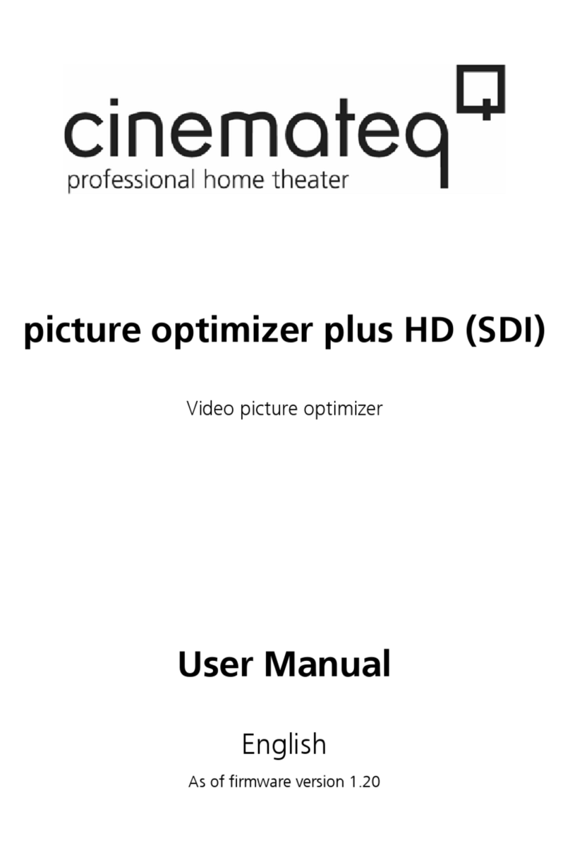 Cinemateq Picture optimizer user manual