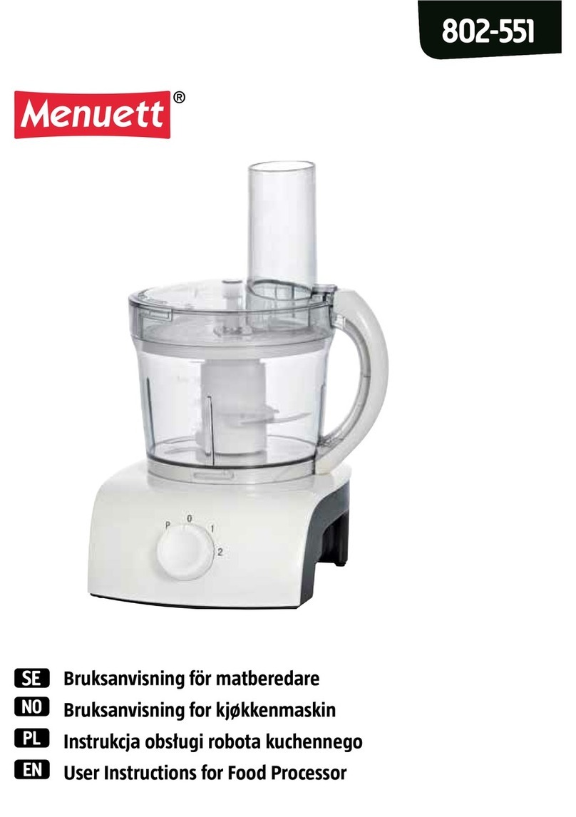 Menuett 802-551 User manual