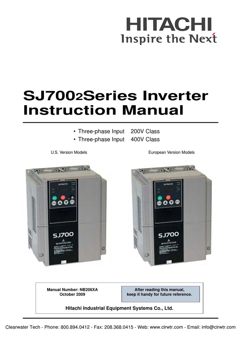 Hitachi SJ700-2 Series instruction manual Hitachi SJ700-2 Series instruction manual