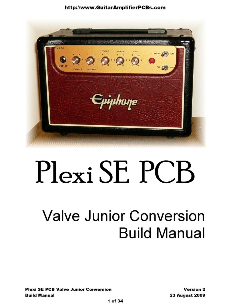 Epiphone Plexi SE PCB Build manual