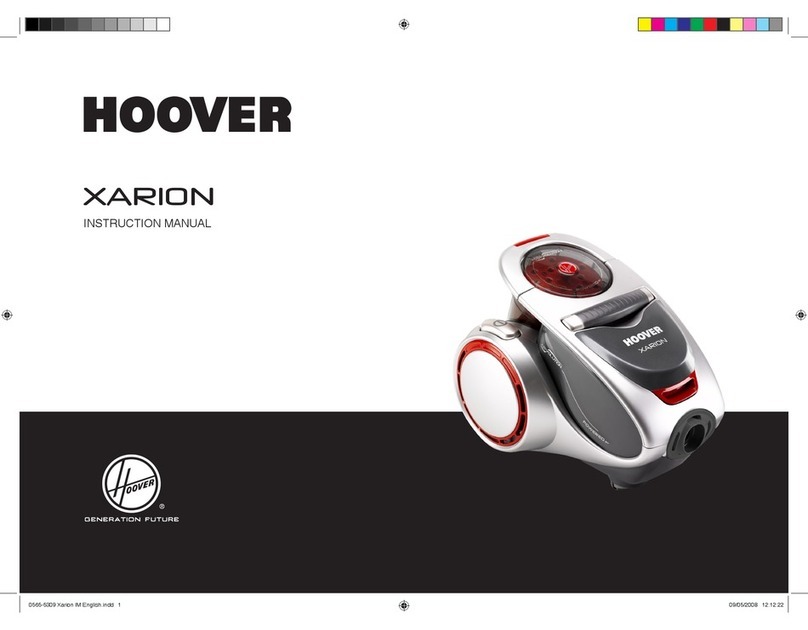 Hoover XARION User manual