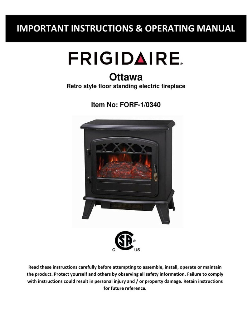 Frigidaire Ottawa FORF-1/0340 Instructions & operating manual Frigidaire Ottawa FORF-1/0340 Instructions & operating manual