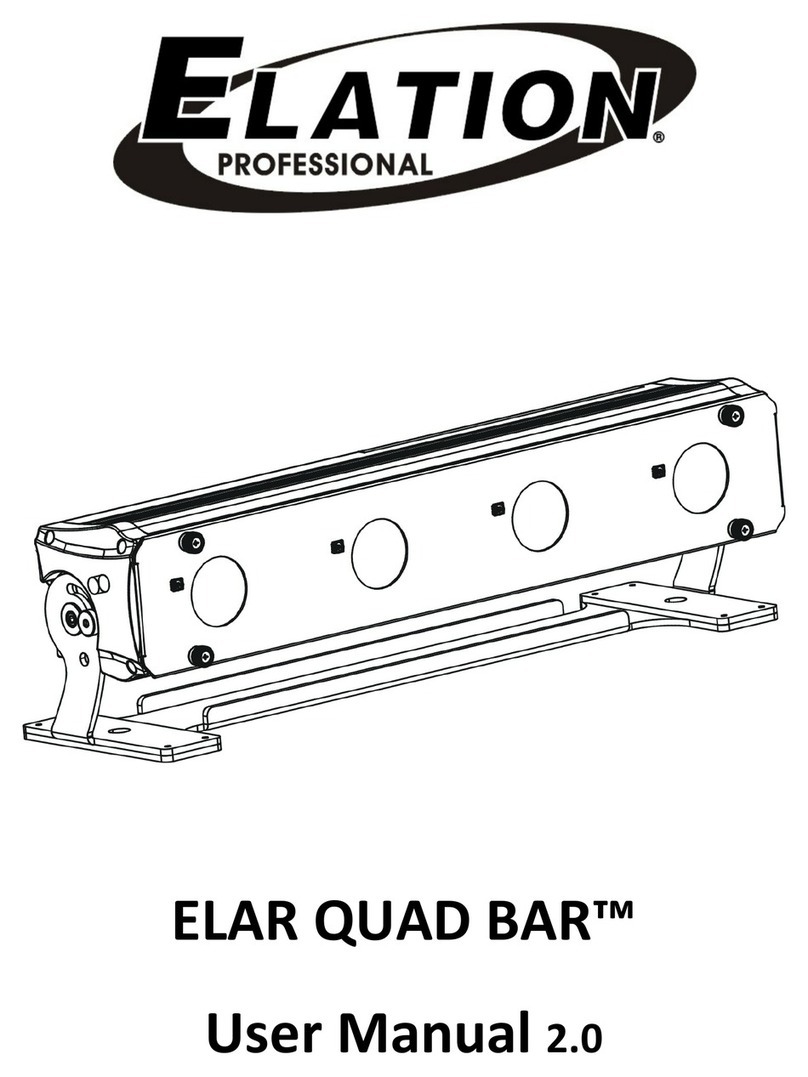 Elation ELARQUADBAR user manual Elation ELARQUADBAR user manual