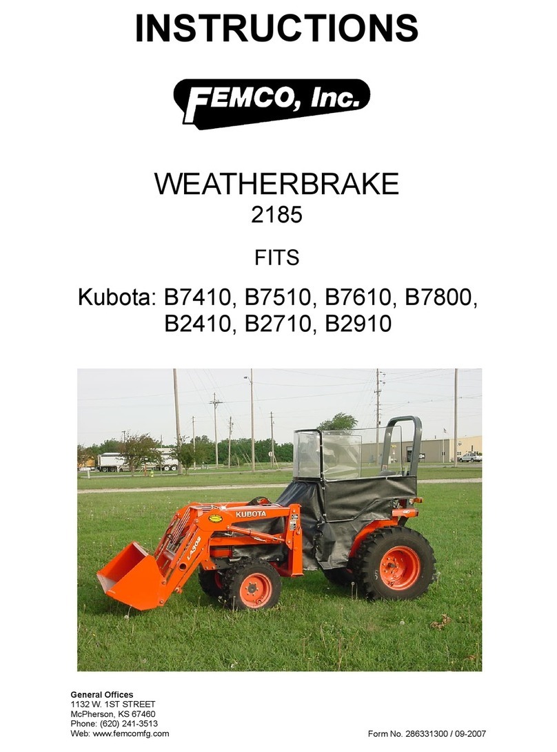 Femco WSM B2410 owner's manual