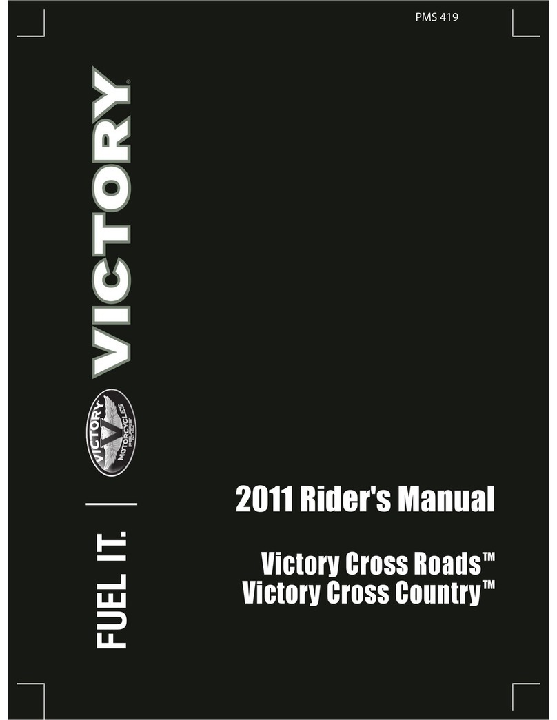 Victory Motorcycles 2011 Cross Roads Rider's manual
