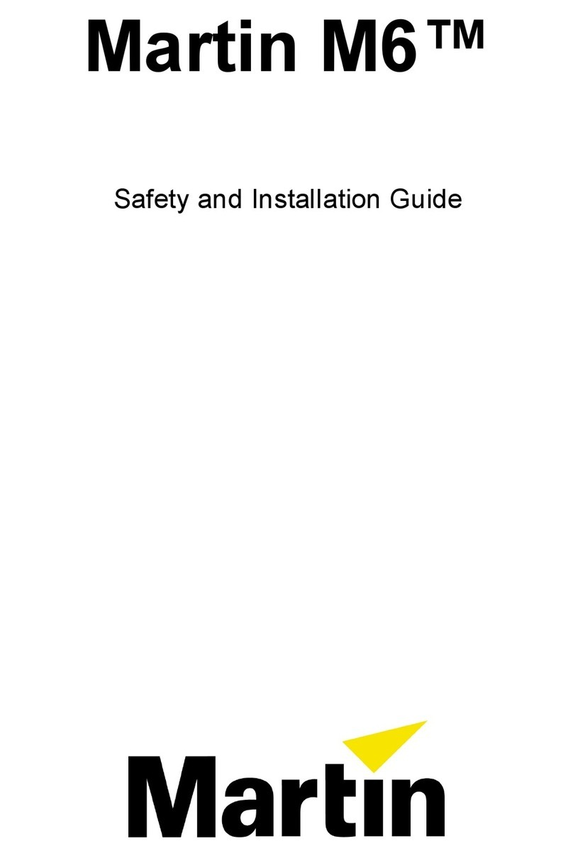 Martin M6 Series Safety and installation guide