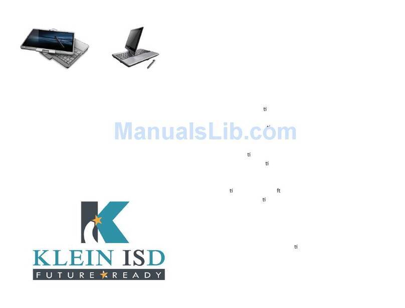 HP Student Tablet PC User manual