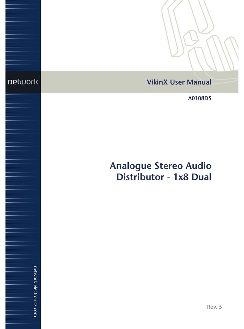 Network  Electronics ASA VikinX A0108DS user manual