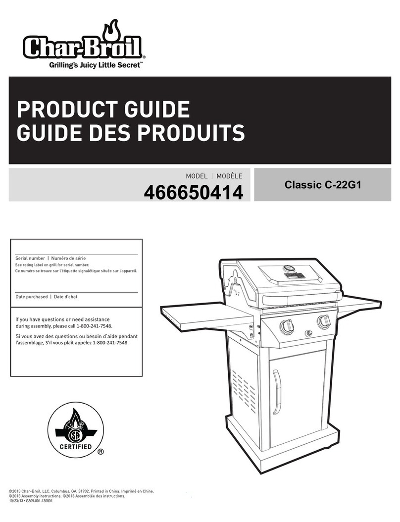 Char-Broil 466650414 Classic C-22G1 user guide