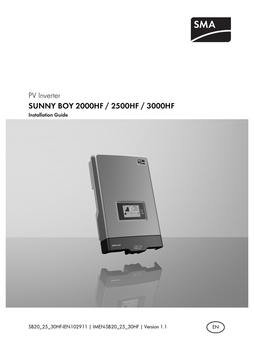 SMA SUNNY BOY 2500HF installation guide
