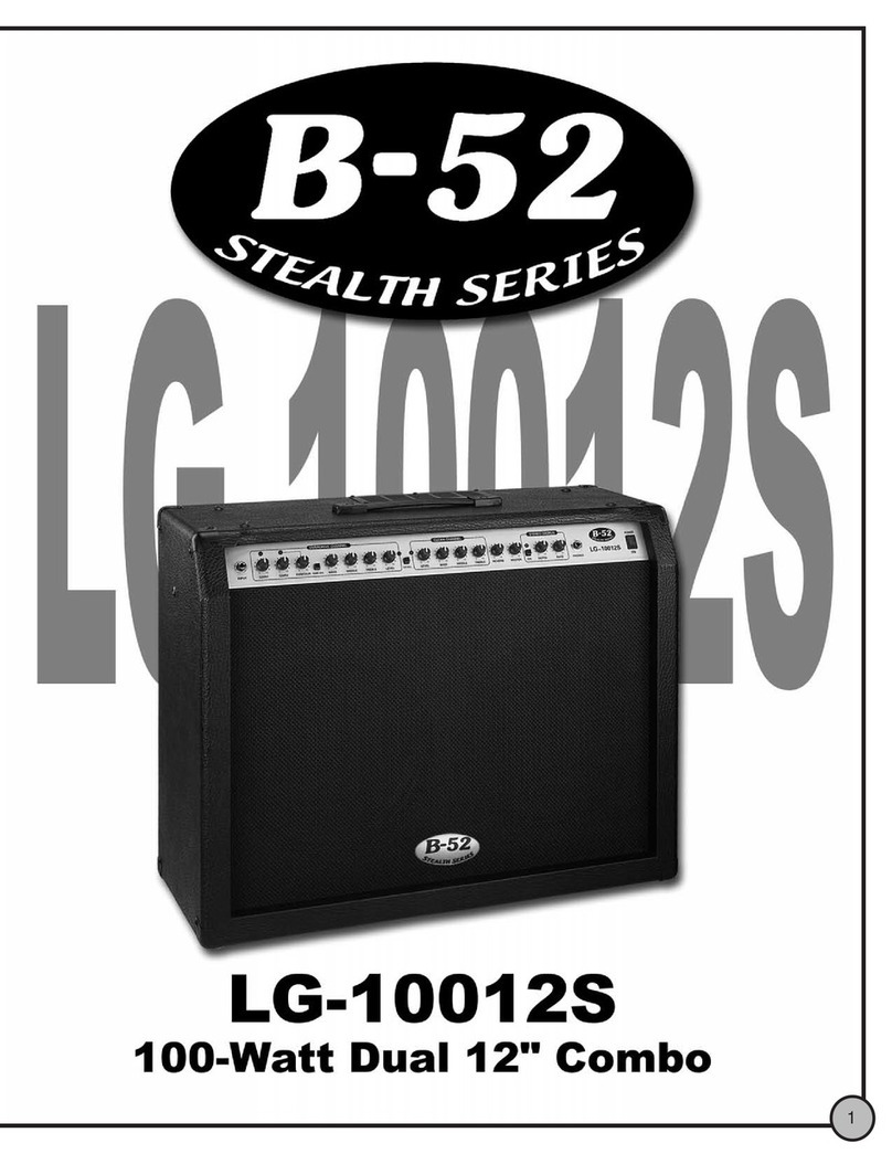 B-52 Stealth LG-10012S manual