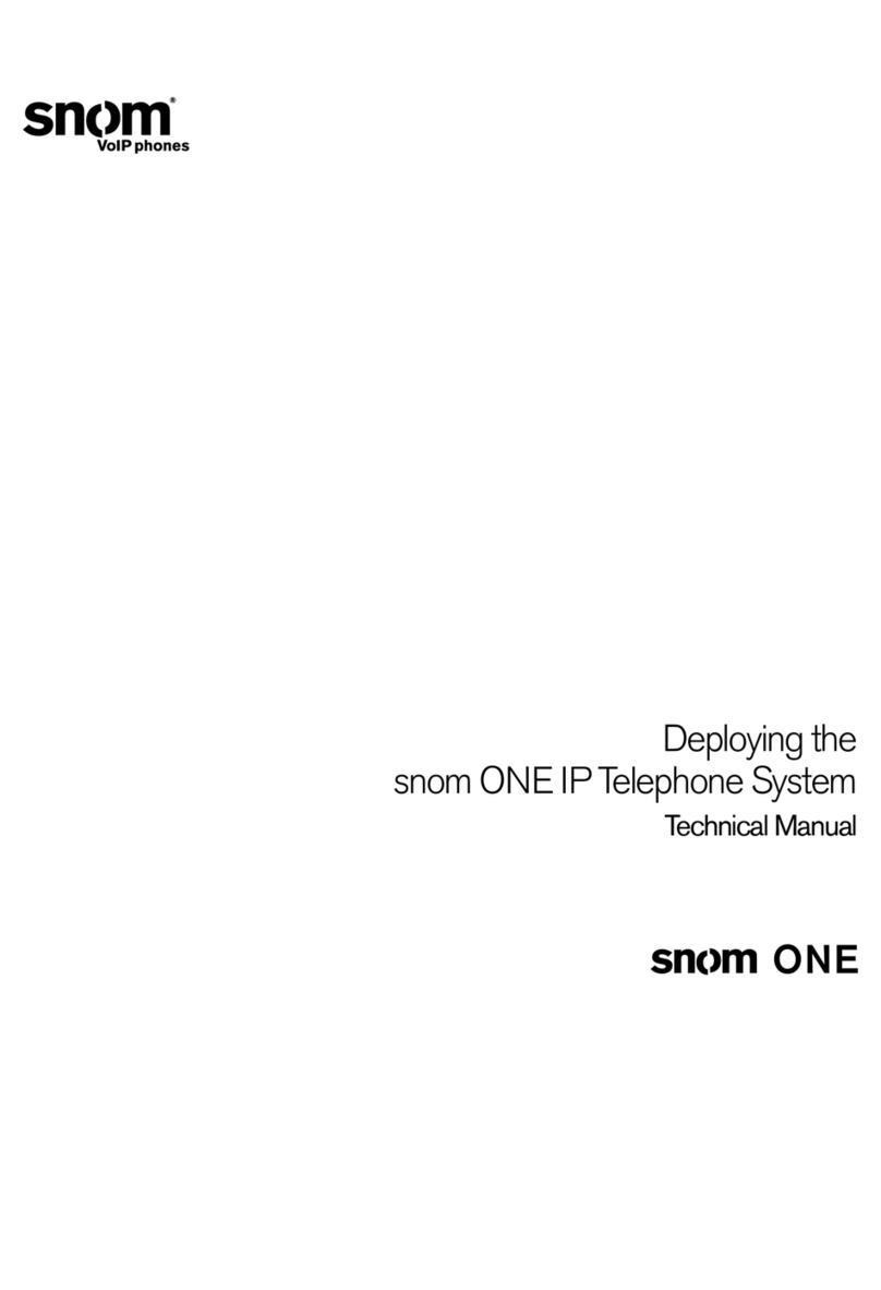 Snom ONE User manual