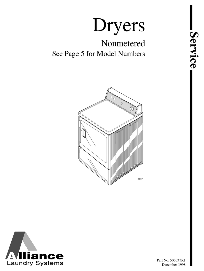 Alliance Laundry Systems LEB07A*-1709 Service manual