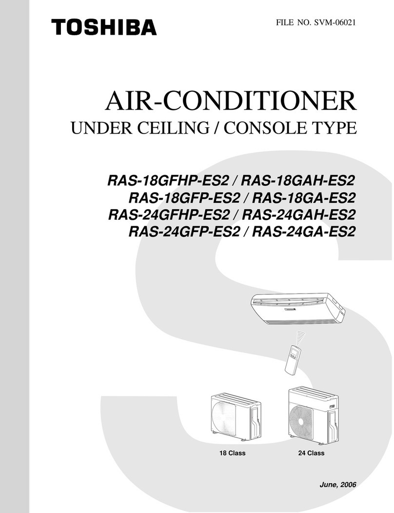 Toshiba RAS-18GFHP-ES2 User manual