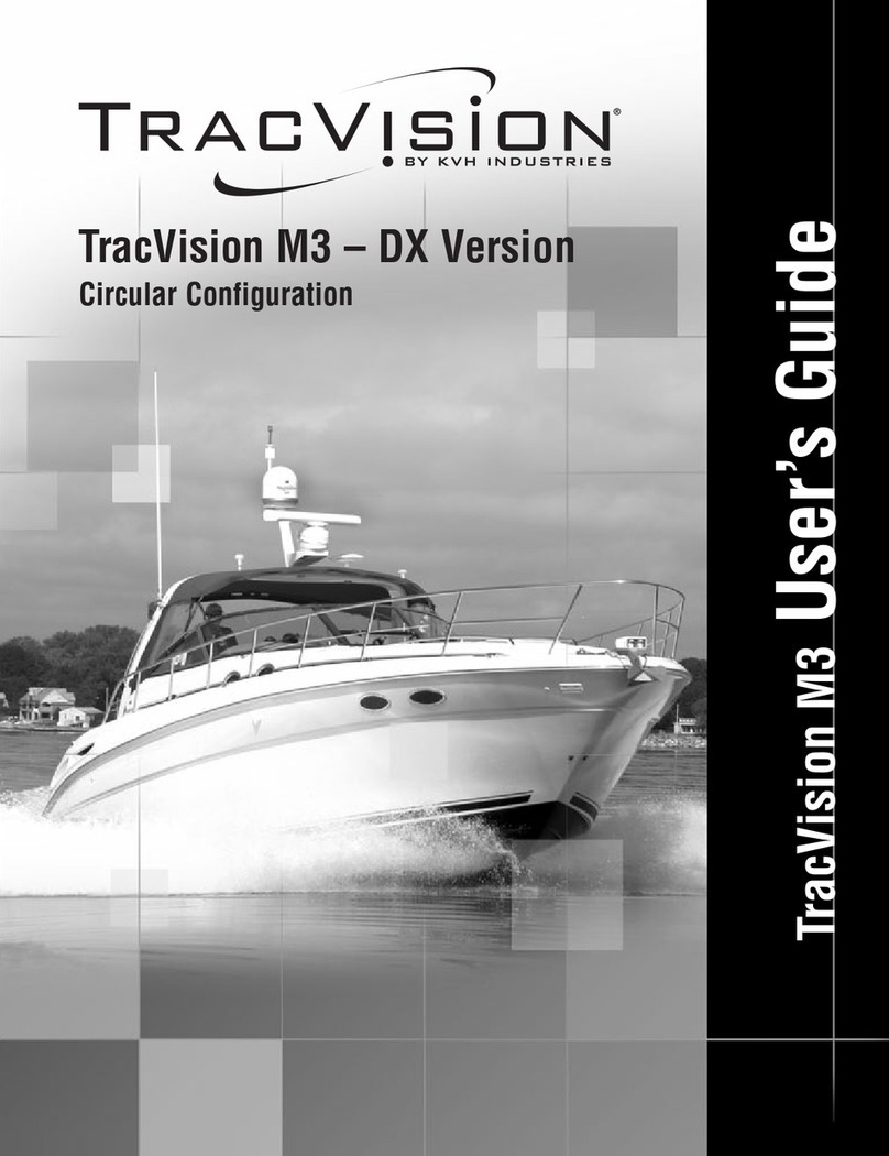 TracVision M3-DX User manual TracVision M3-DX User manual
