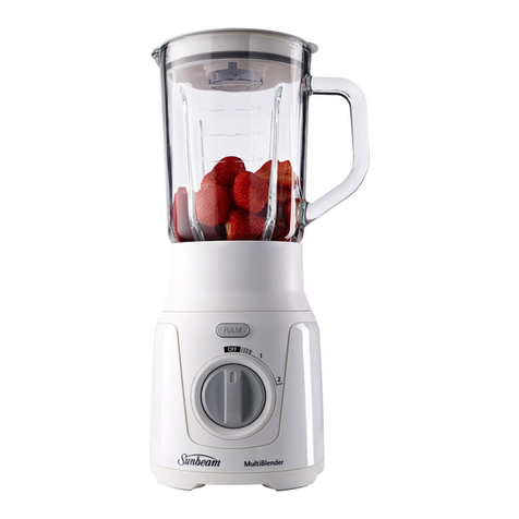 Sunbeam MultiBlender PB5500 Instruction/recipe booklet