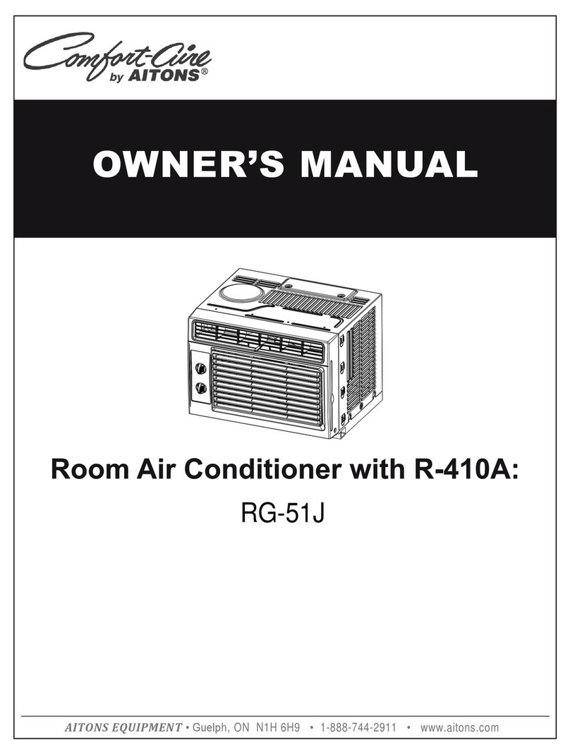 Comfortaire RG-51J User manual Comfortaire RG-51J User manual