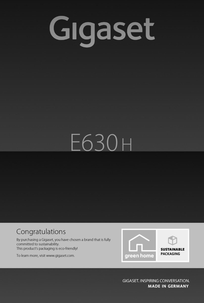 Gigaset E630H User manual