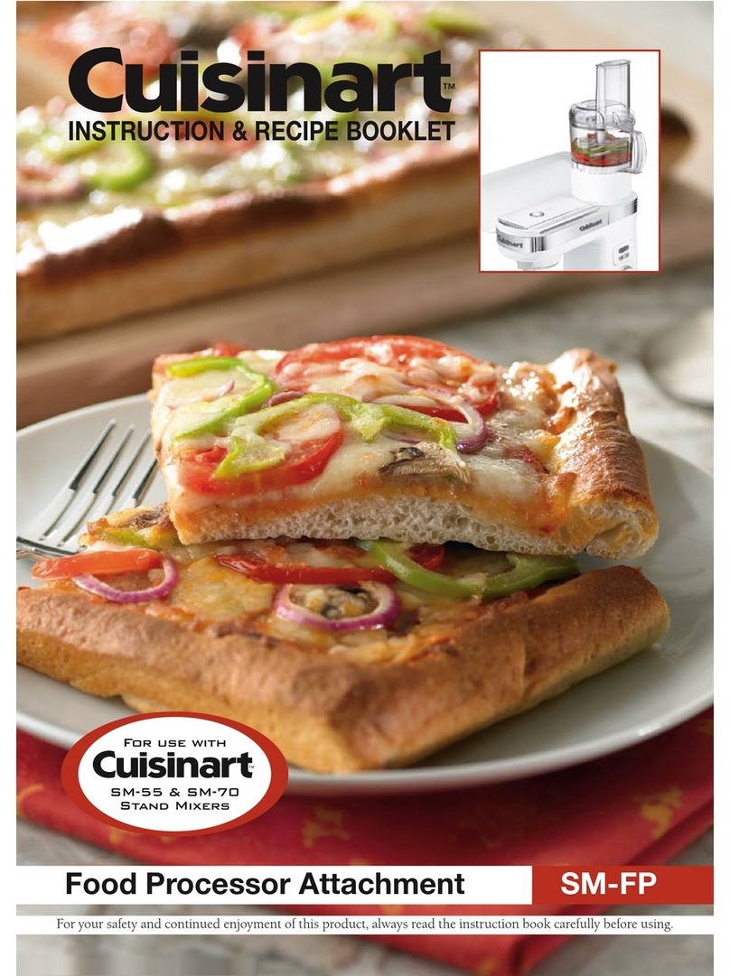 Cuisinart SM-FP Operational manual