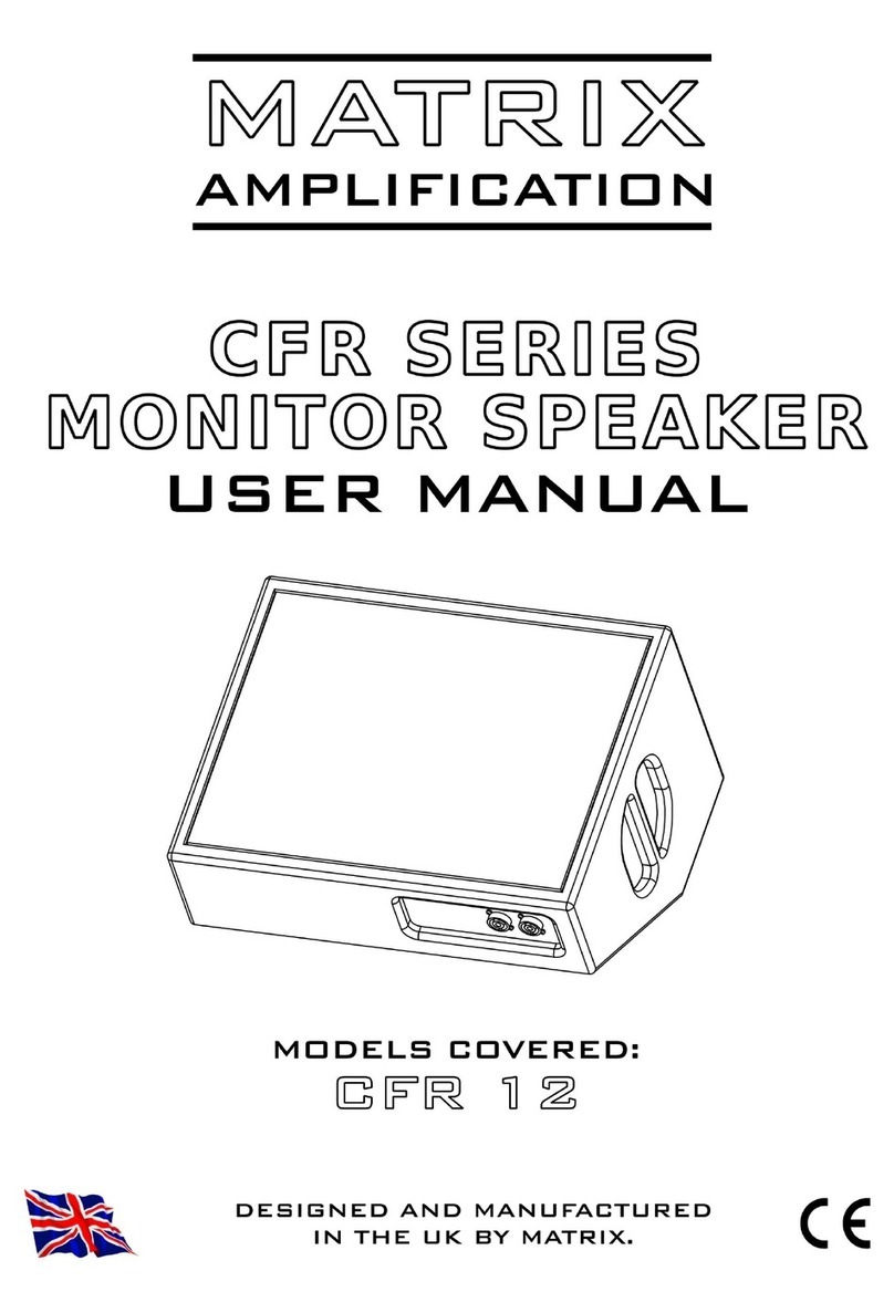 Matrix Amplification CFR 12 User manual
