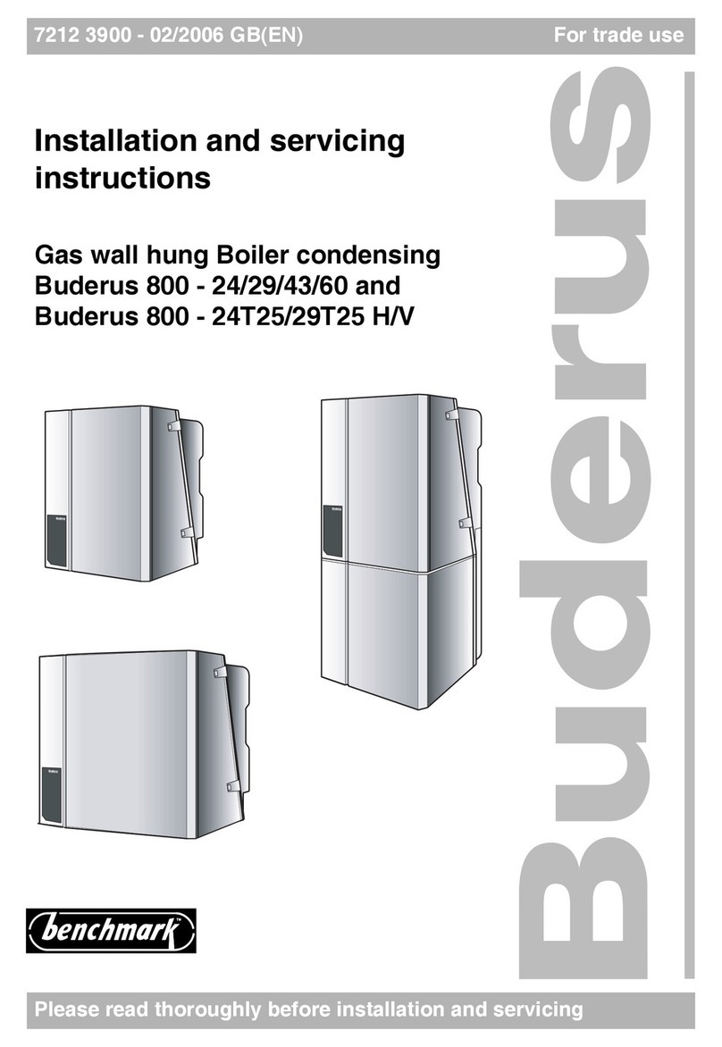 Buderus 800-24 Installation and servicing instructions