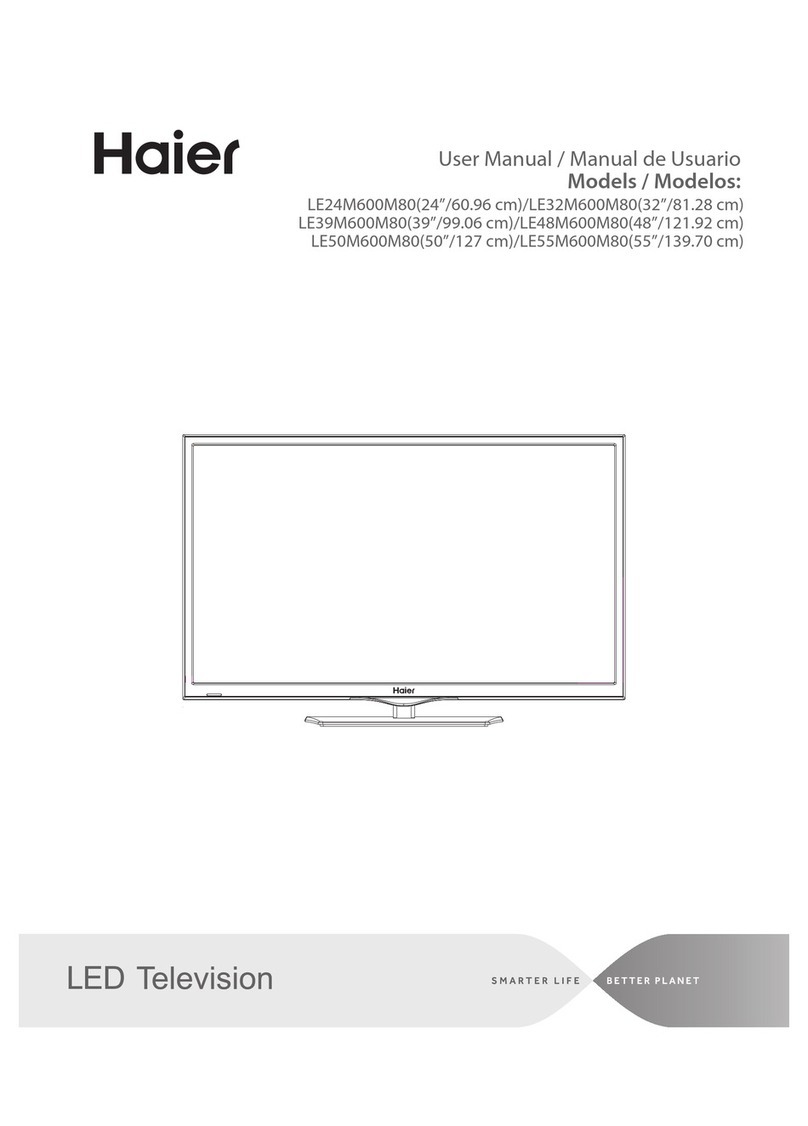 Haier LE24M600M80 User manual Haier LE24M600M80 User manual