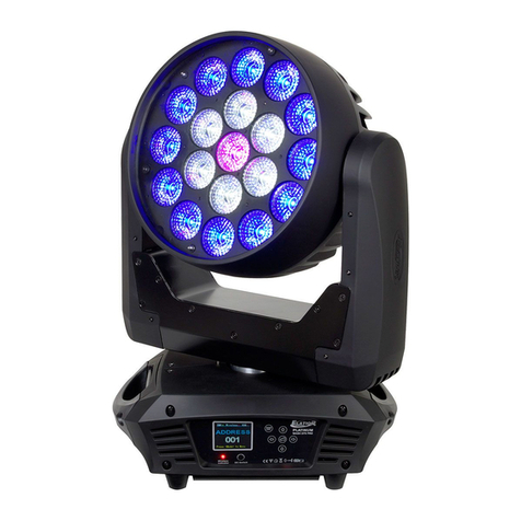 Elation PLATINUM WASH ZFX PRO user guide