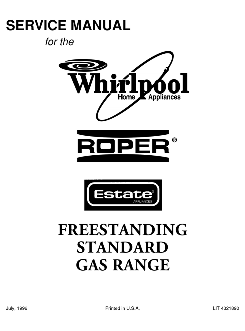 Whirlpool SF3000SE W Service manual