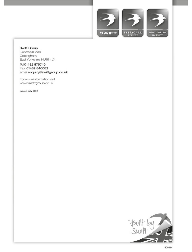 Swift Motorhomes 2013 User manual Swift Motorhomes 2013 User manual