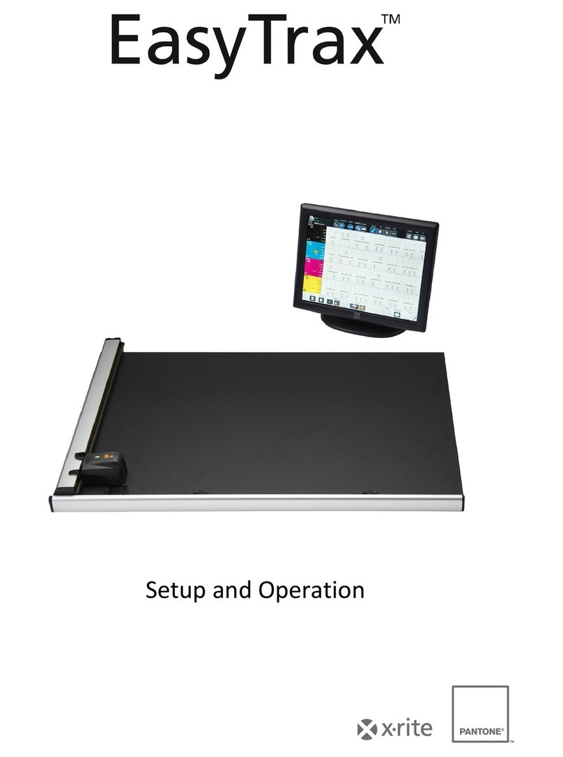 X-Rite EasyTrax Setup and operation