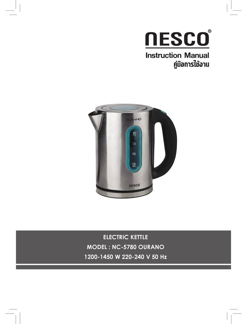 Nesco NC-5780 OURANO user manual