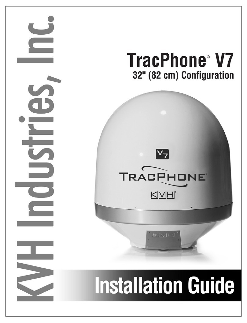 KVH Industries TrackPhone V7 User manual