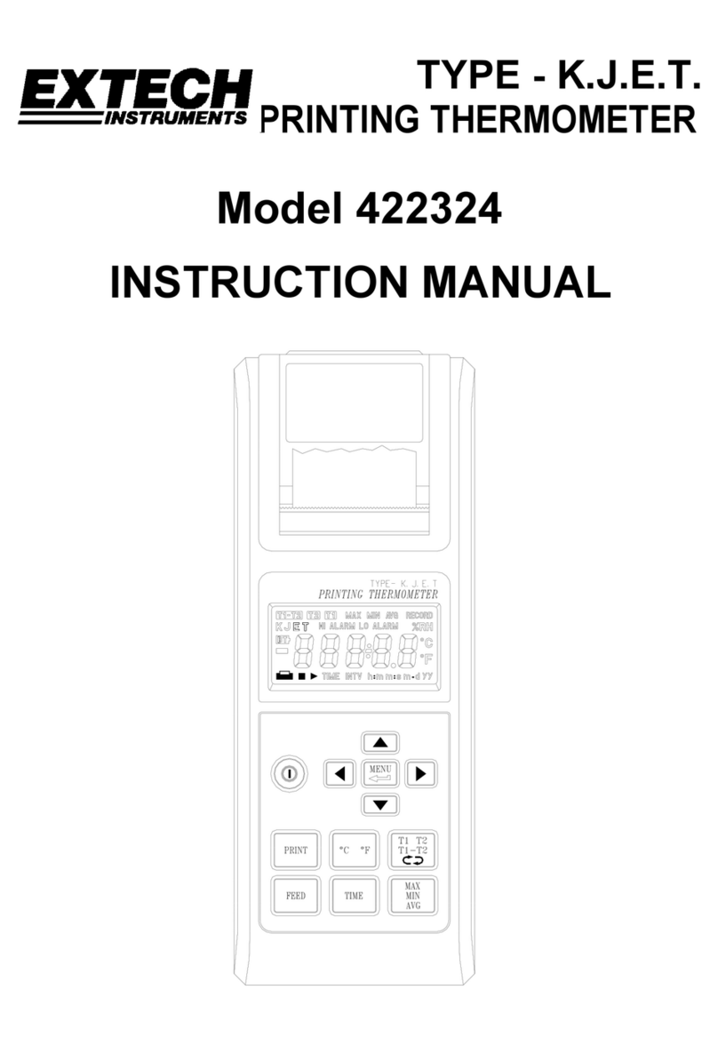 Extech Instruments K.J.E.T. 422324 instruction manual