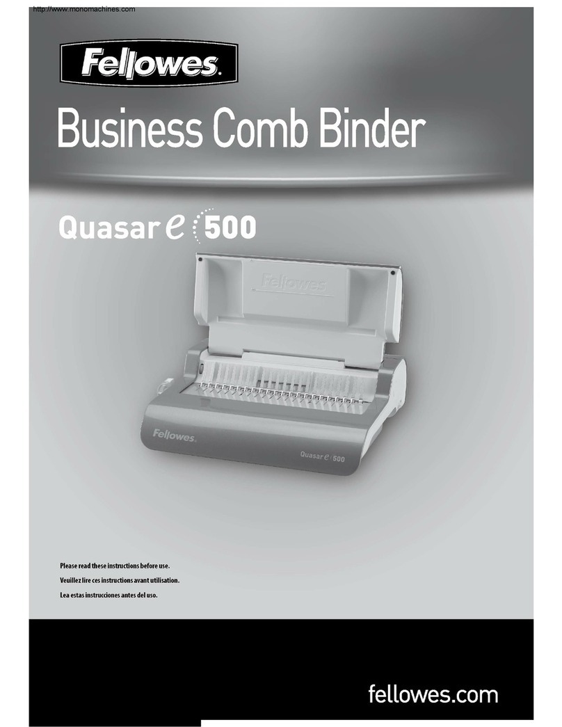Fellowes Quasar E 500 user guide
