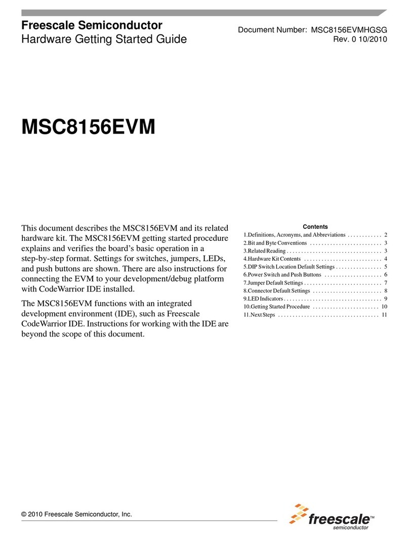 Freescale Semiconductor MSC8156EVM User manual