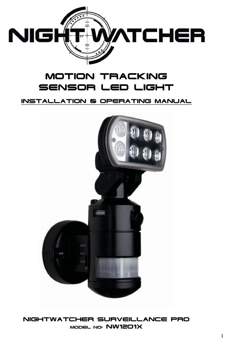 Night Watcher NW1201X Installation & operating manual