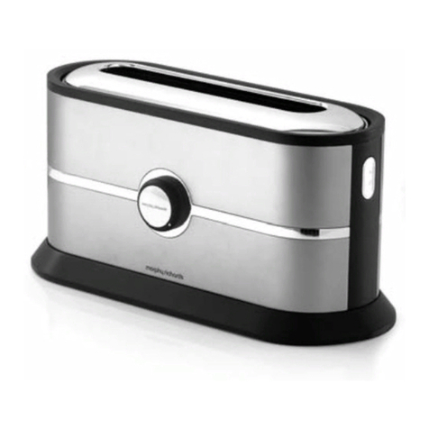 Morphy Richards 2 SLICE ACCENTS TOASTERS WITH PAUSE AND... User manual