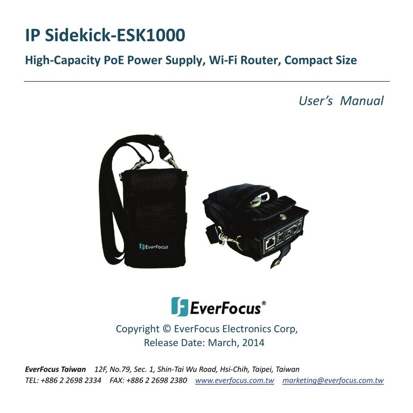 EverFocus IP Sidekick-ESK1000 user manual